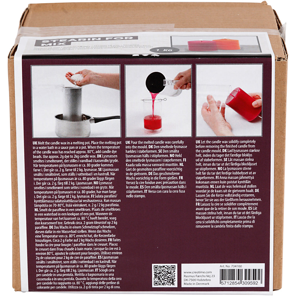Creativ Company - Creativ Company Https://www.cchobby.nl/stearine-om-te-mengen-1-kg