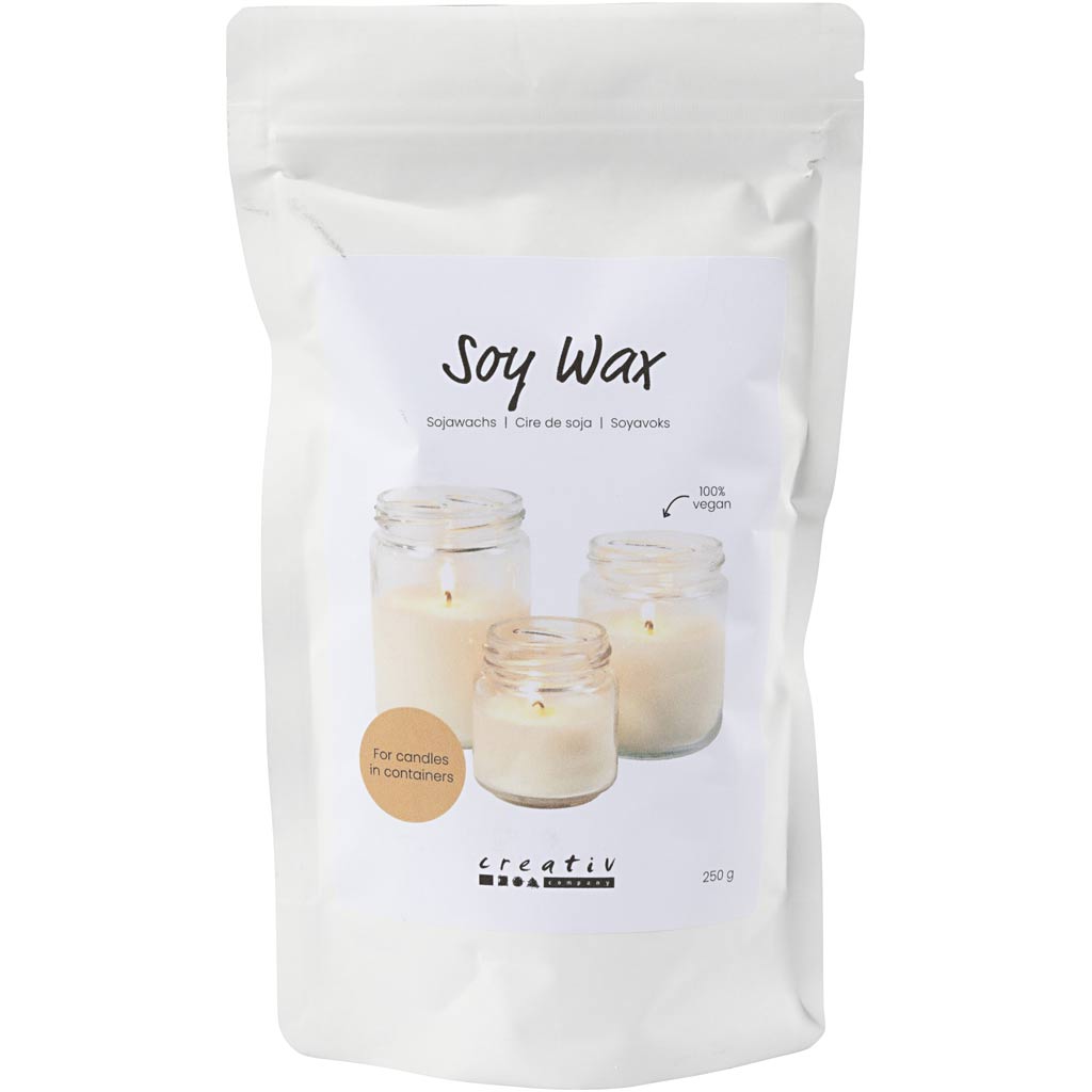Creativ Company - Creativ Company Https://www.cchobby.nl/sojawas-voor-kaarsen-in-potten-creme-250-gr-1-doos