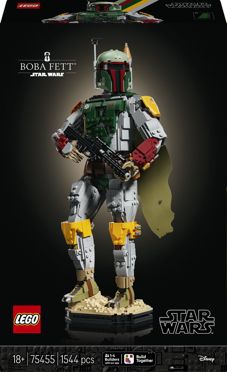 LEGO - star wars boba fett bouwpakket voor volwassenen en decoratie 75455
