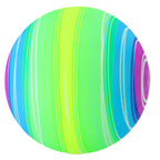 Sun fun bal met print