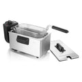 Emerio df-120482 friteuse 3l 2000w rvs zwart