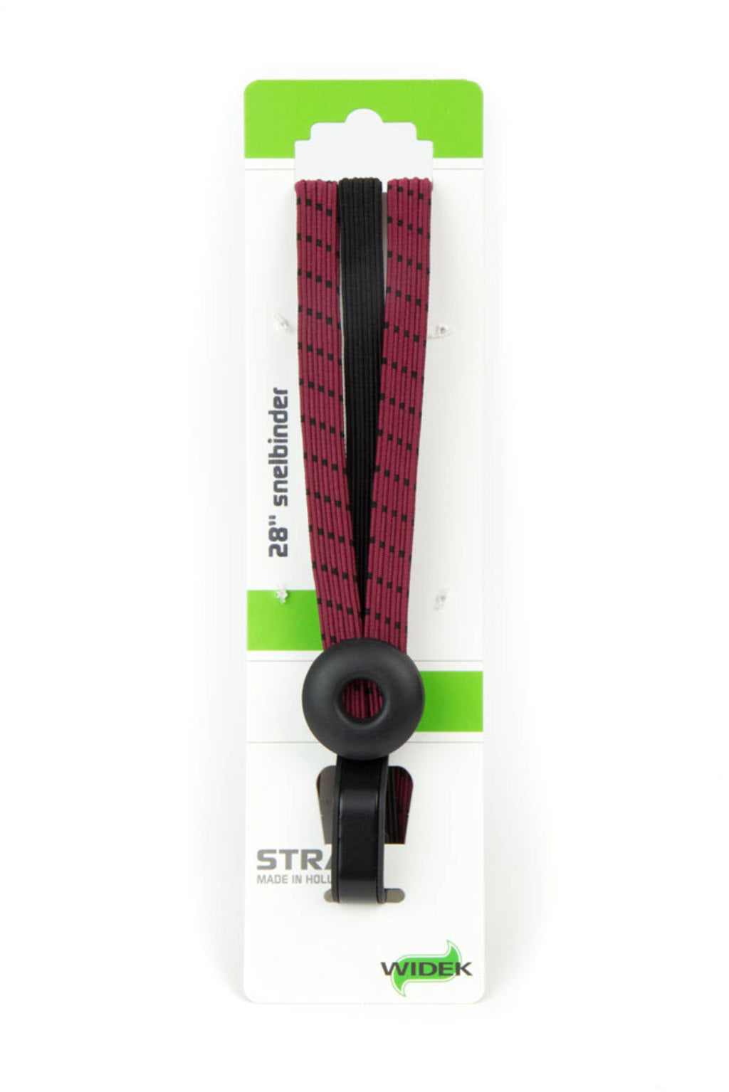 Widek - triobinder eye met haak 3x12mm zwart/bordeaux