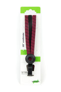 Widek - triobinder eye met haak 3x12mm zwart/bordeaux