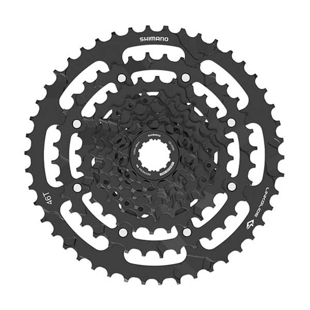 Shimano - cassette cues 9v 11-46t cs-lg400 zwart