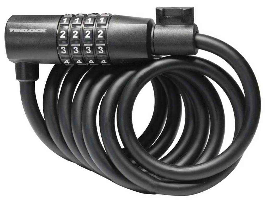 TRELOCK - TRELOCK sk108 spiraalkabelslot code 180/8mm zwart