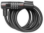 Trelock - sk312 spiraalkabelslot code 180/12mm zwart
