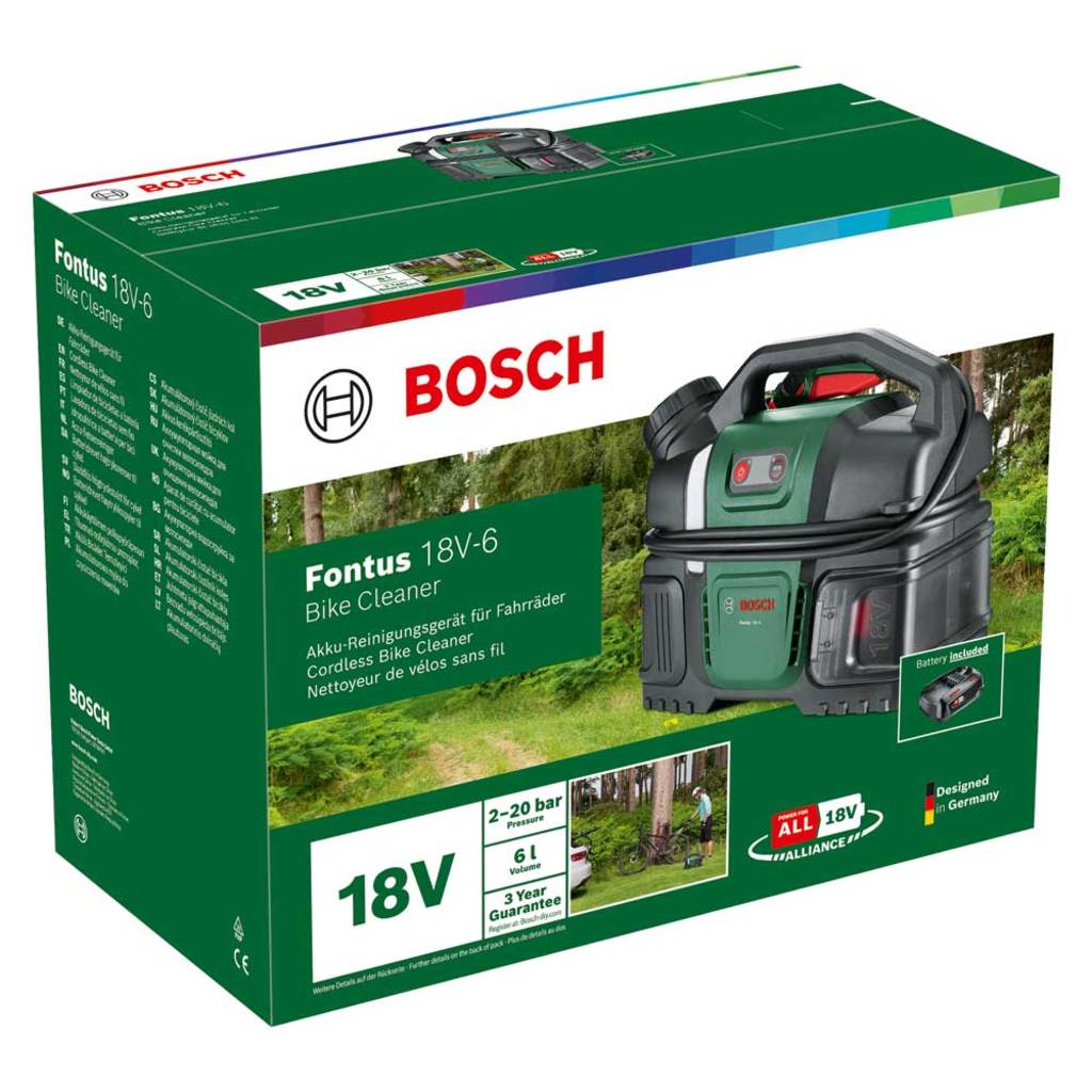 Bosch - Grs fontus drukreiniger bike kit 18v m/accu