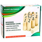 Alert outdoor houten werpspel met handig opbergnet | 2 stuks