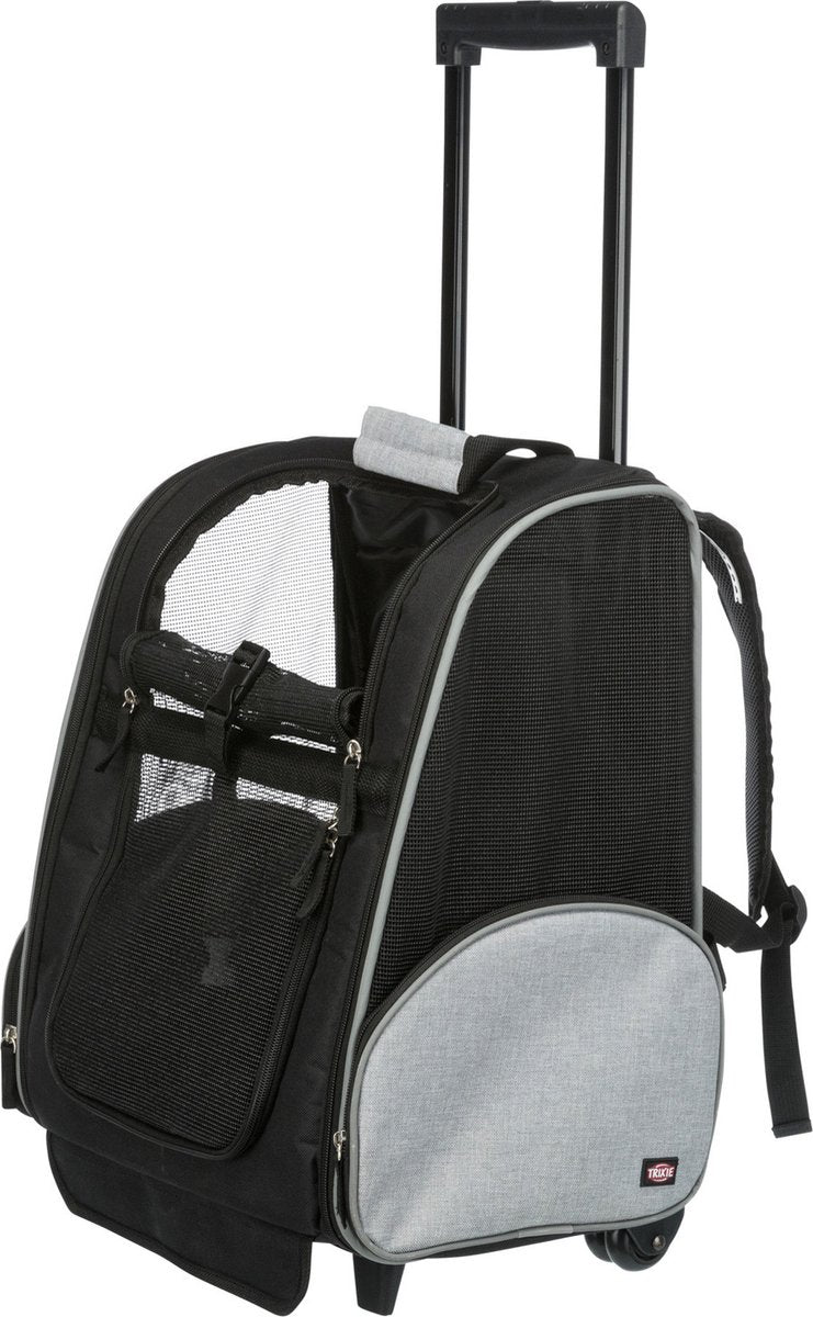 Trixie - reismand trolley zwart / grijs
