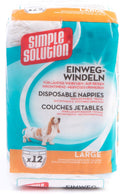 Simple solution wegwerp honden luier