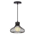 Homestyle pro mk013-b industriële hanglamp 23x20 cm zwart metaal