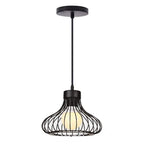 Homestyle pro mk013-b industriële hanglamp 23x20 cm zwart metaal