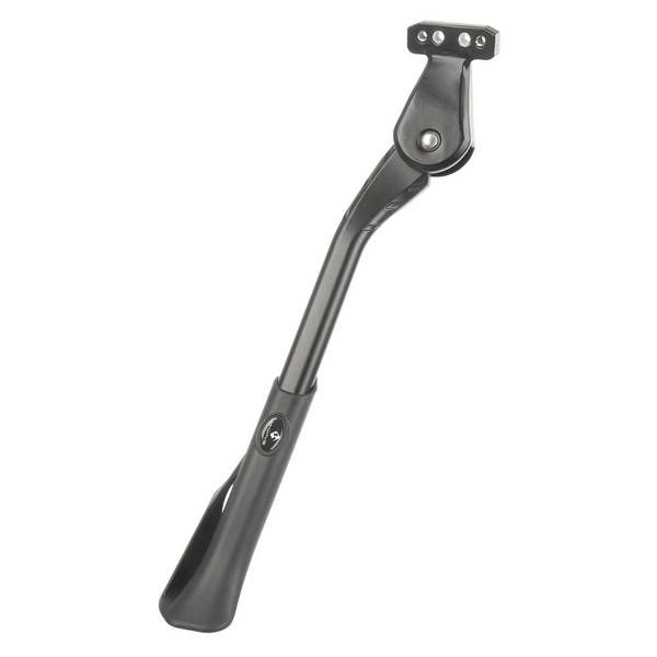 Béquille latérale M-Wave 24 à 29" Colonne E2 Extra solide / Montage E-bike sur bras oscillant noir