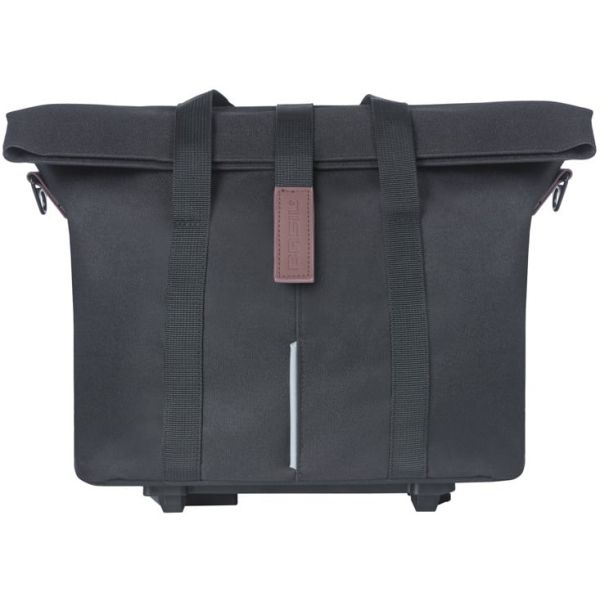 BASIL - BASIL Fietshandtas city mik 8 - 11 liter 19 x 30 x 26 cm - zwart
