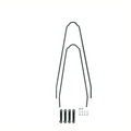 Sks - edge spatbordstangen set 56mm zwart