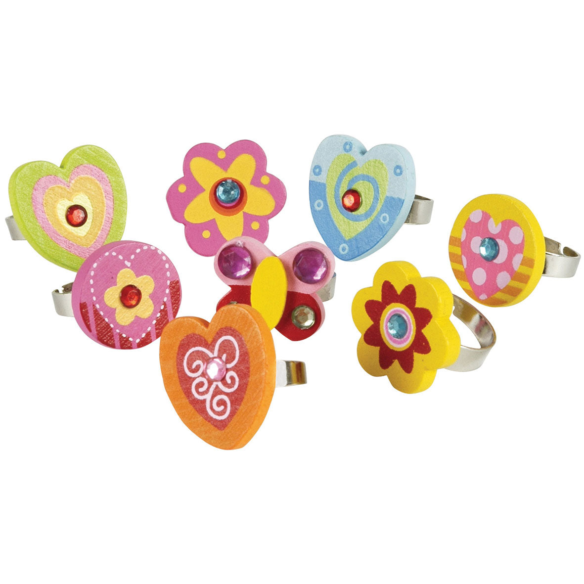 - Fleurige Houten Ring
