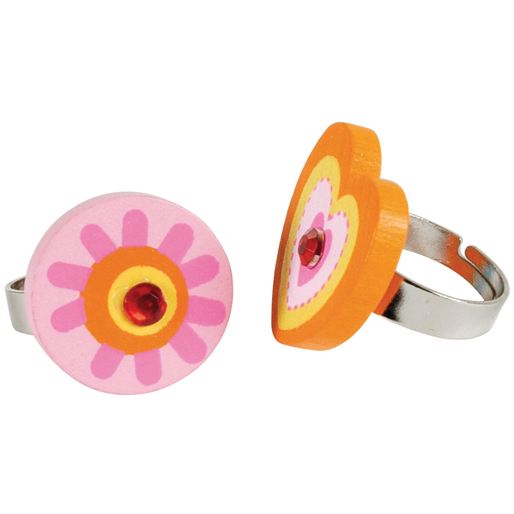 - Fleurige Houten Ring