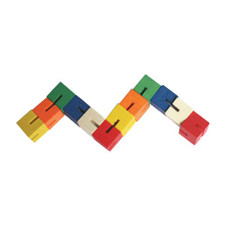 Houten schakelpuzzel