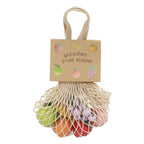 Lobbes - Lobbes Houten fruit in katoenen netje 6st