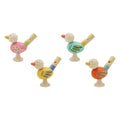 Houten vogelfluitje kleur
