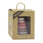Lobbes - Lobbes Houten stapeltoren pastel 6dlg.