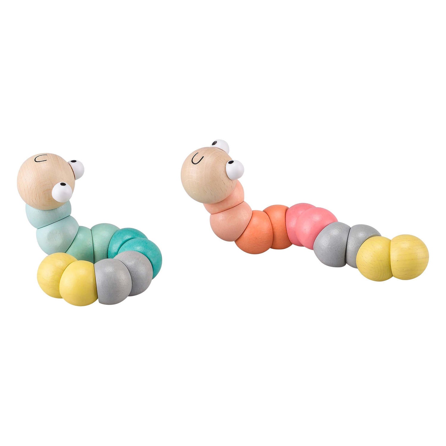 Houten wiebel worm