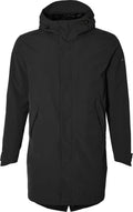Basil - regenparka mosse heren jet black m