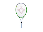 Engelhart tennisracket met hoes en 2 ballen - groen