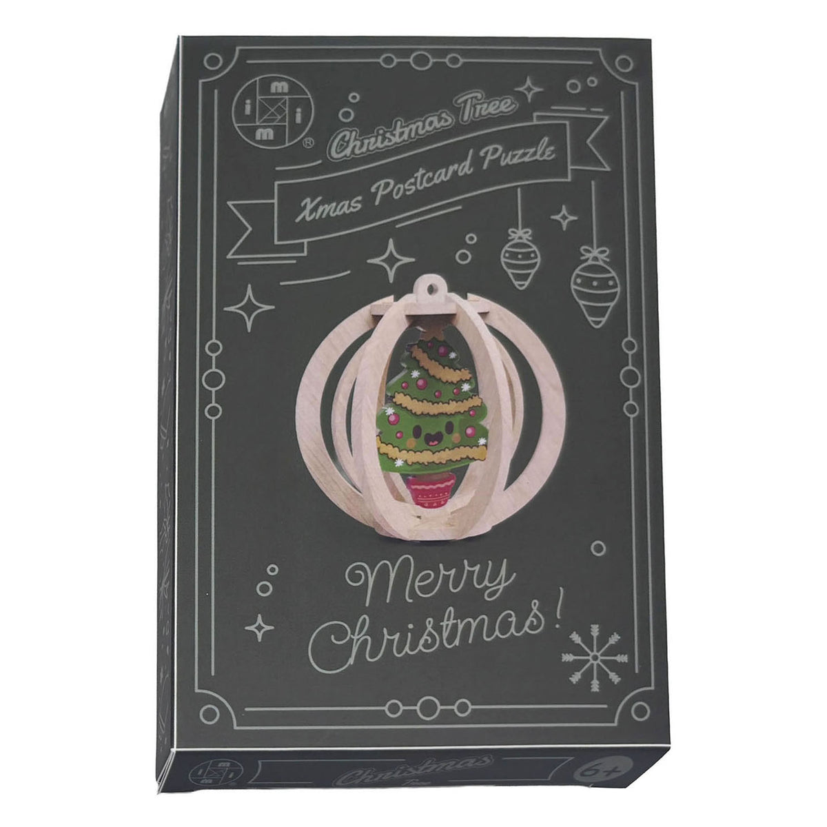 - Kerst Postkaart Puzzel Boom