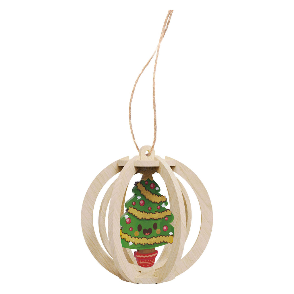 - Kerst Postkaart Puzzel Boom