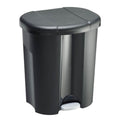 Rotho trio afvalemmer 10l + 2x15l zwart