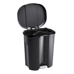 Rotho trio afvalemmer 10l + 2x15l zwart