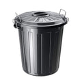 Rotho basic afvalemmer 25l zwart