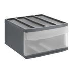 Rotho systemix design ladekast 34x39.5x20.3 cm antraciet