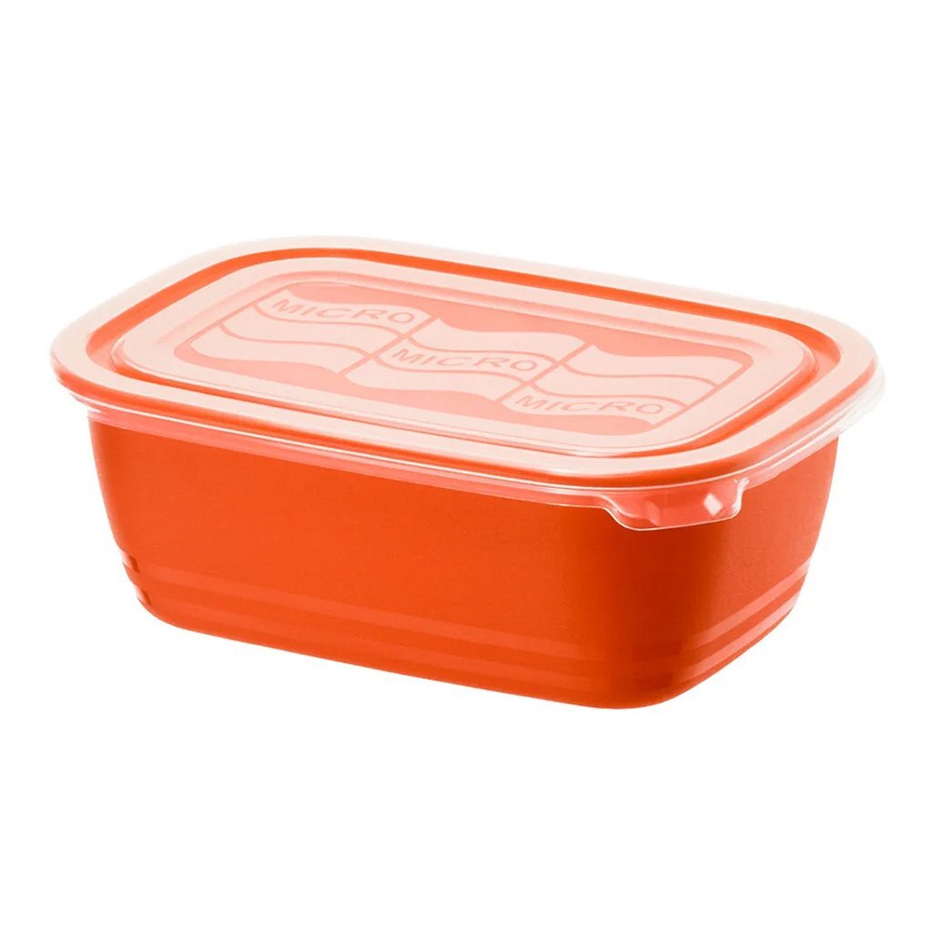 Rotho eco magnetrondoos 1l papaya rood