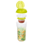 Rotho rotho take and shake saladeen sausstrooier 1l limoen groen