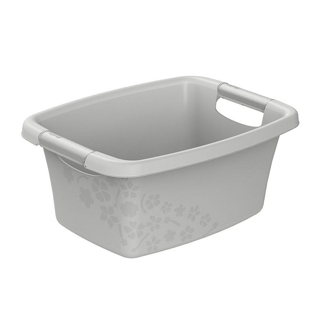 Rotho - Rotho flowers wasmand 12l cool grey