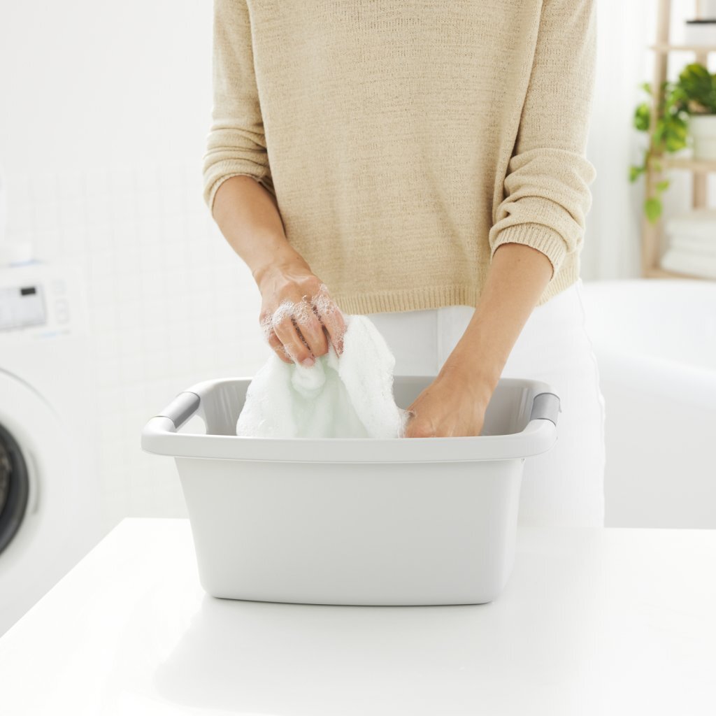 Rotho - Rotho flowers wasmand 12l cool grey
