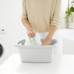 Rotho - Rotho flowers wasmand 12l cool grey