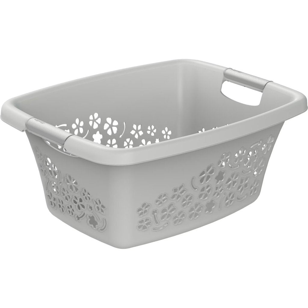 Rotho - Rotho flowers wasmand 25l cool grey