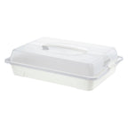 Rotho fresh partybutler serveertray 43.5x11x29.5 cm wit transparant