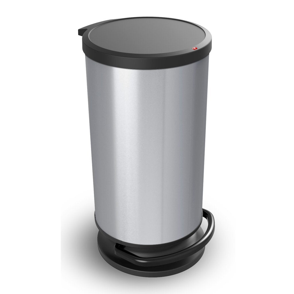 Rotho paso pedaalemmer 30l zilver