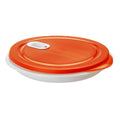 Rotho micro clever magnetronbord 1.2l 26x4.8 cm papaya rood wit