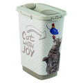 Rotho - Rotho cody cat pet food container 25l cappuccino/zand