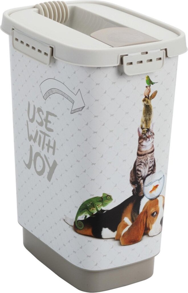 Rotho - Rotho flo pet food container 41l cappuccino/sabbia sand
