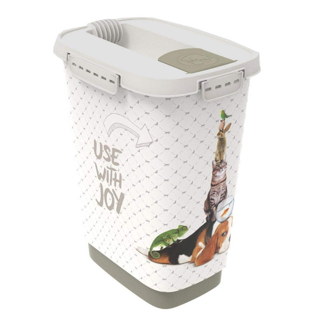 Rotho - Rotho cody pet food container 10l cappuccino/zand
