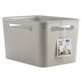 Rotho brisen opbergmand 36x26,2x21,1 cm 16l cappuccino