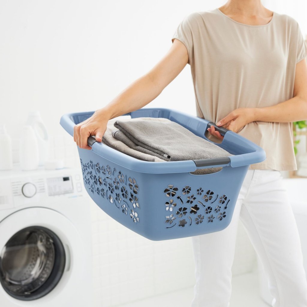 Rotho - Rotho flowers wasmand 50l horizon blauw