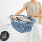 Rotho - Rotho flowers wasmand 50l horizon blauw