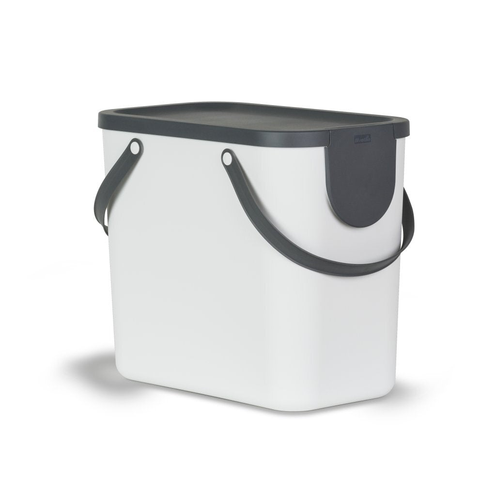 Rotho albula afvalscheiders - bpa vrij - 25l - wit